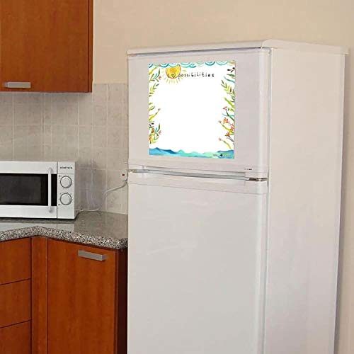 I Luv Possibilities Writing Film Flexible Fridge Magnet (1ft x 1ft, White)