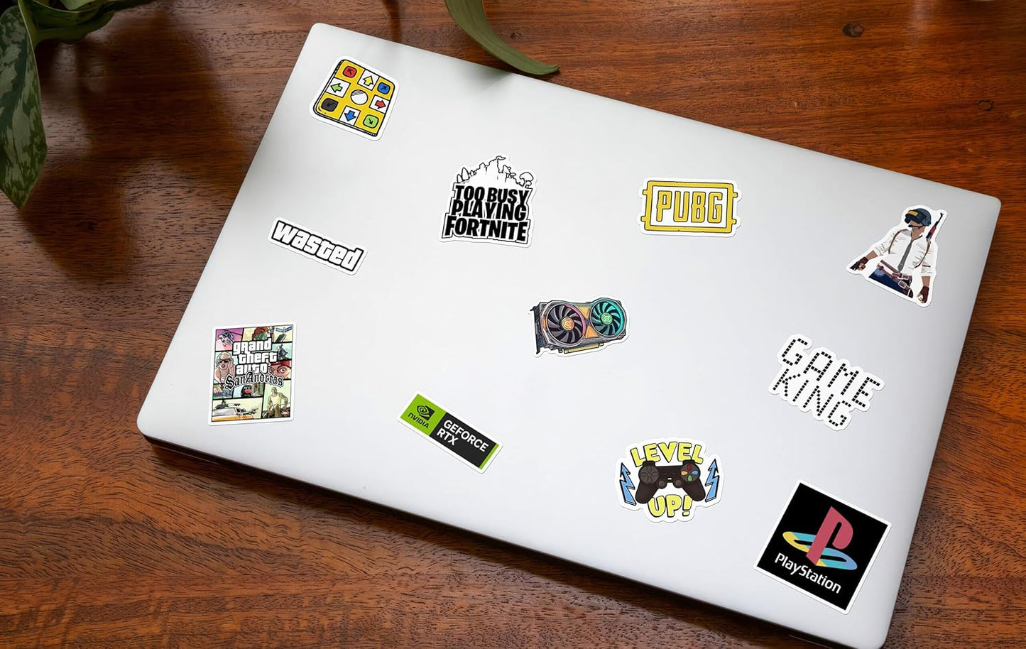 91 Vibrant Gaming Sticker Set for Console & PC Gamers - Mobile, Laptop, PC, Accessories, Gifting - Durable, Laminated, Quality Printed Vinyl For True Hardcore Gamers / Gaming Culture