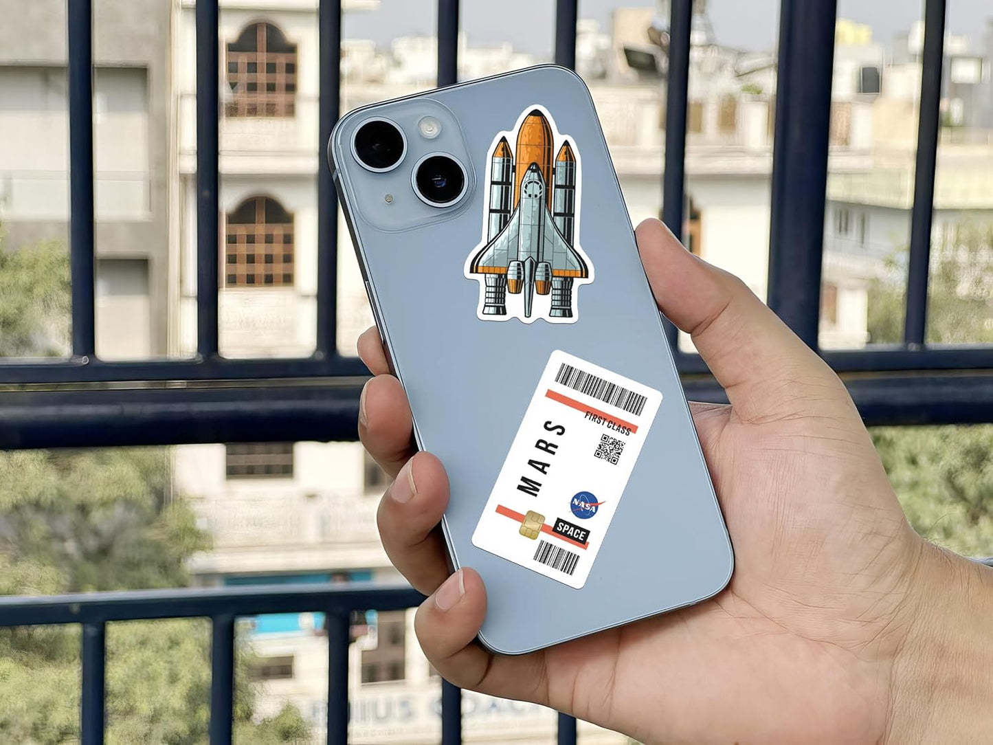 Space & Science Sticker Collection: 96 Laminated Stickers for Mobile, Laptop, Personalizing and Gifting! Durable, Hi-Quality Print for Astronomy Lovers