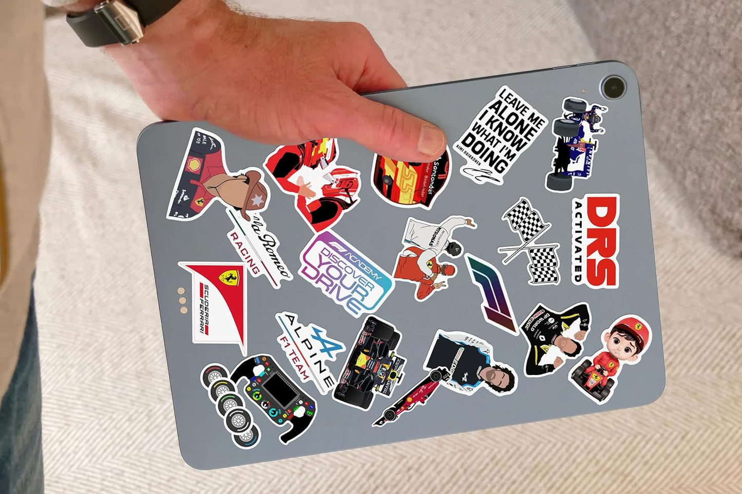 Ultimate F1 Racing Sticker Set Collection Of 118 High-Quality Decals - Mobile, Laptop, Accessories, Gifting - Durable, Laminated, Quality Printed Vinyl for True Racing Fans