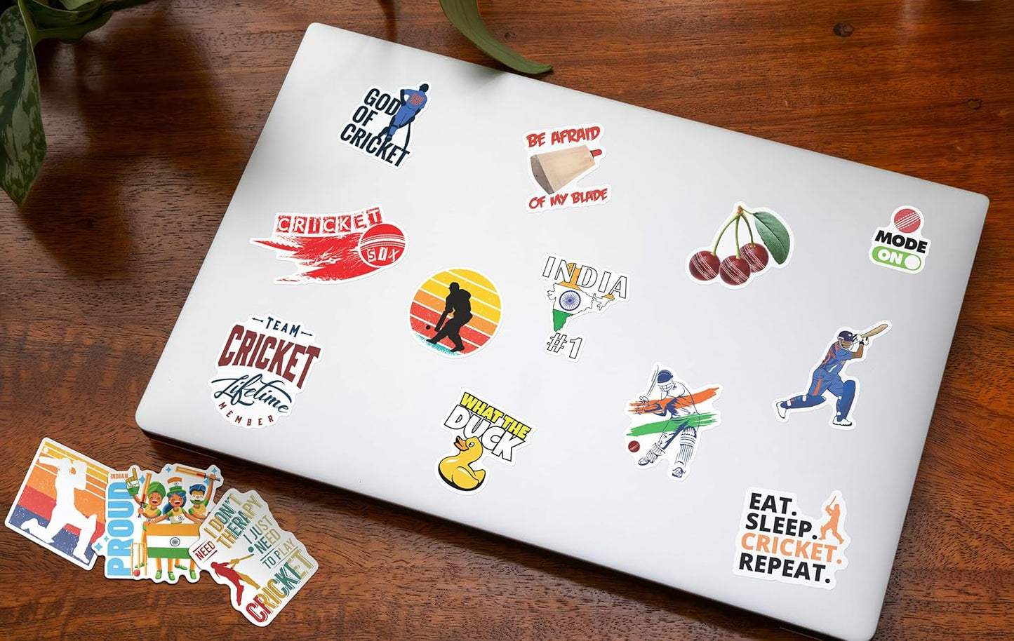 72 Cricket Stickers Set