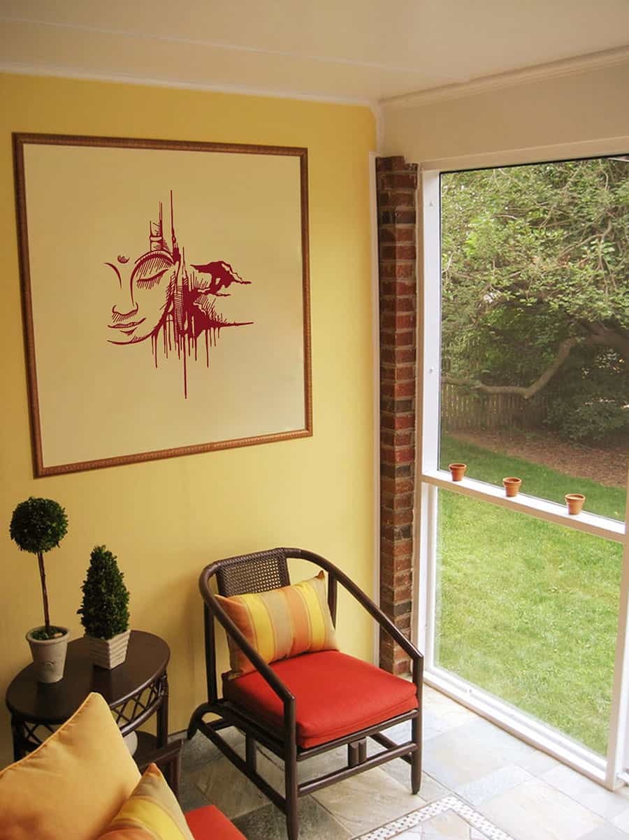 Urban Buddha Wall Sticker