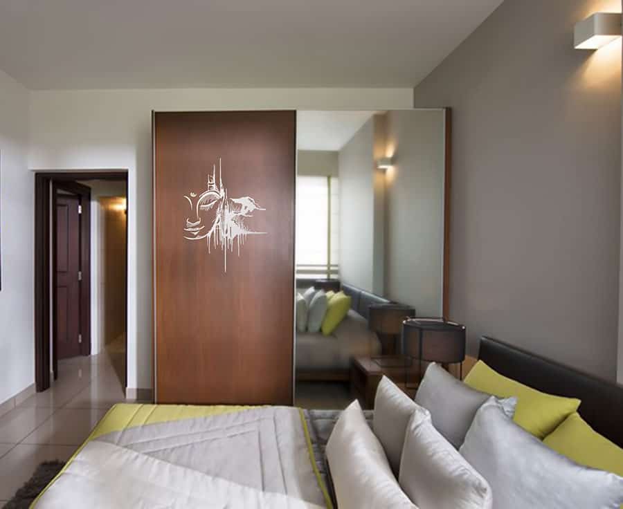 Urban Buddha Wall Sticker