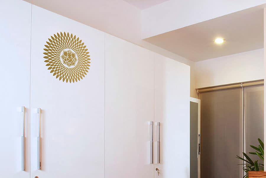 Radiant Ganesha Wall Sticker