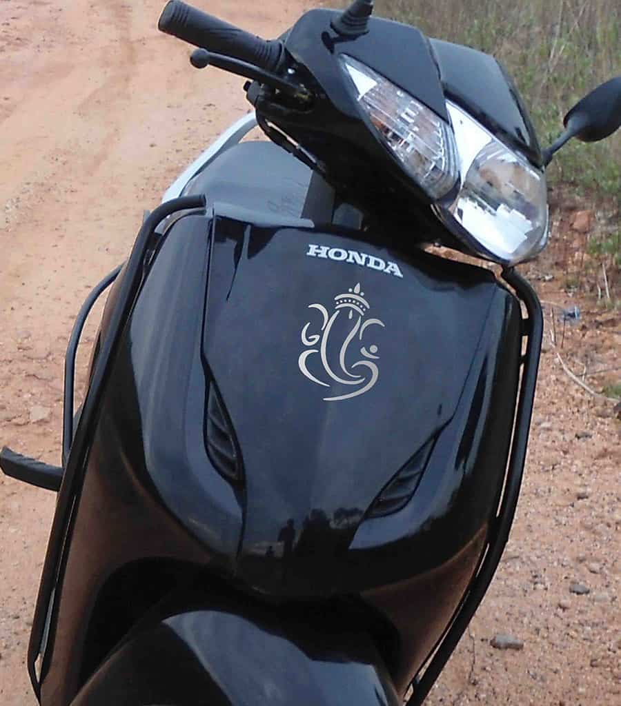 Mini Ganesha Set of Bike Sticker – WallDesign