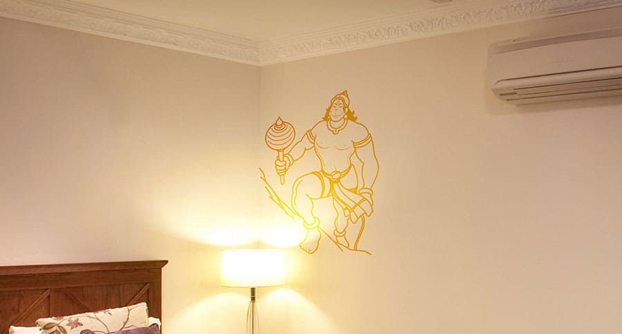 Mighty Hanuman Wall Sticker