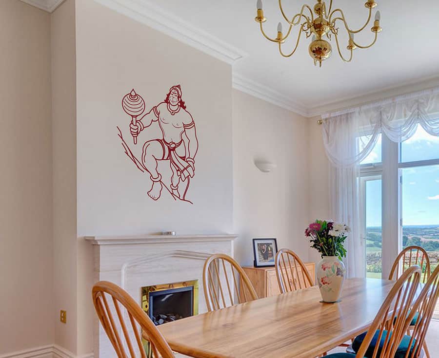 Mighty Hanuman Wall Sticker