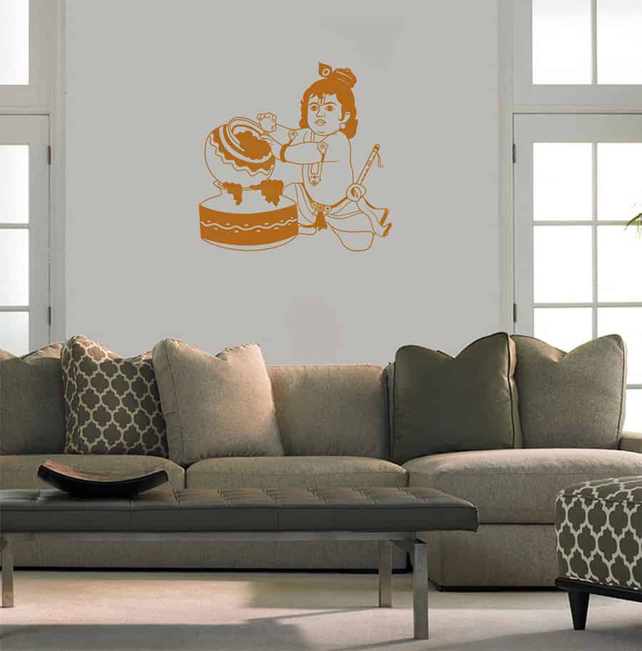 Little Krishna Wall Sticker