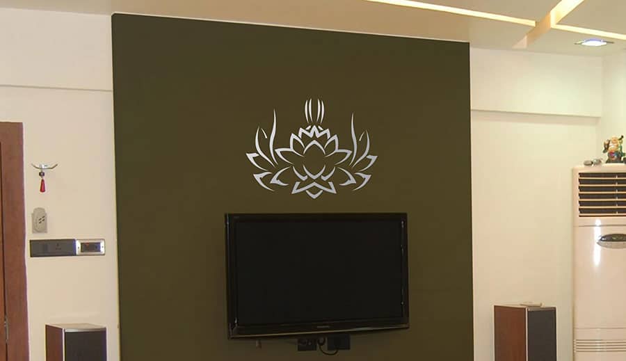 Tribal Lotus Wall Sticker