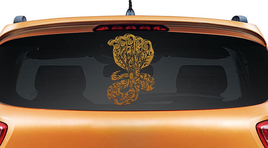 Tribal Naga Car Rear Glass Sticker