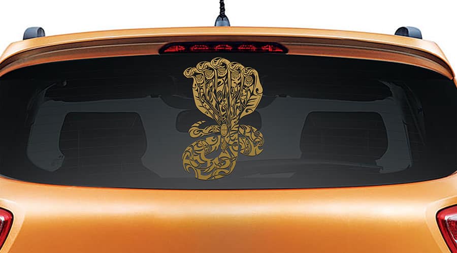 Tribal Naga Car Rear Glass Sticker
