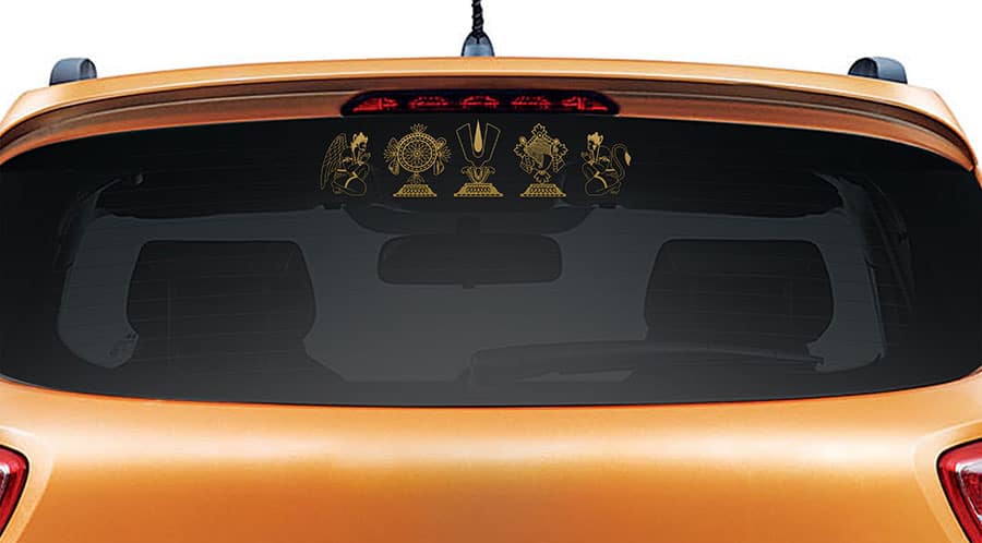 Srinivasa Namulu Car Glass Sticker