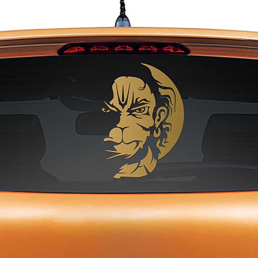 Vayuputhra Car Rear Glass Sticker