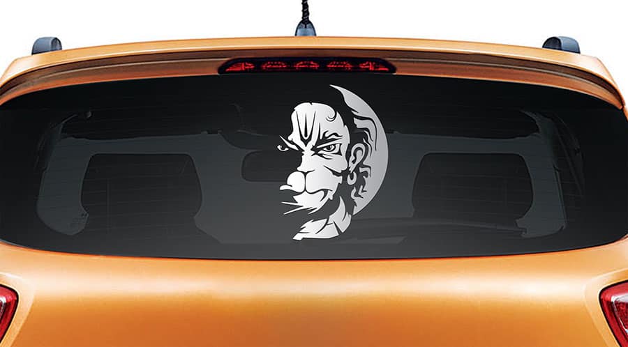 Vayuputhra Car Rear Glass Sticker