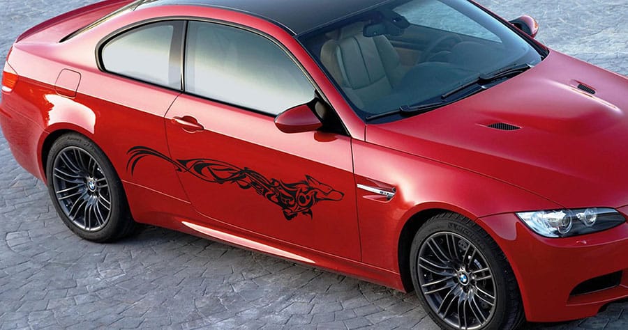 Wolf Streak Car Graphics