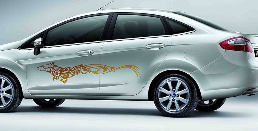 Wolf Streak Car Graphics