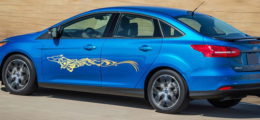 Wolf Streak Car Graphics