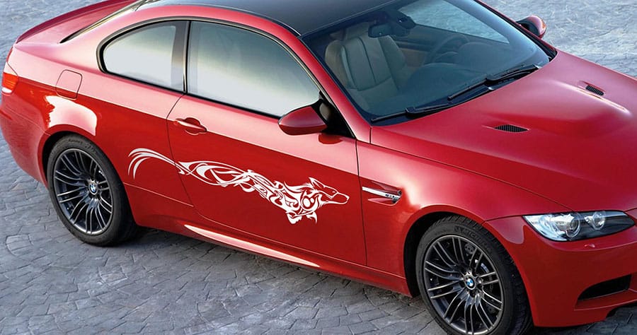 Wolf Streak Car Graphics