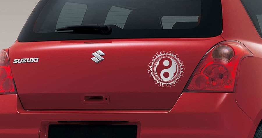 Yin Yang Car Decal