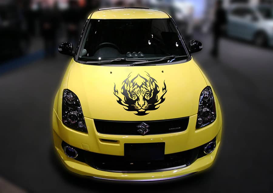 Eye of the Tiger Car Decal