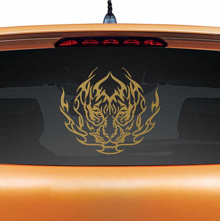 Eye of the Tiger Car Decal