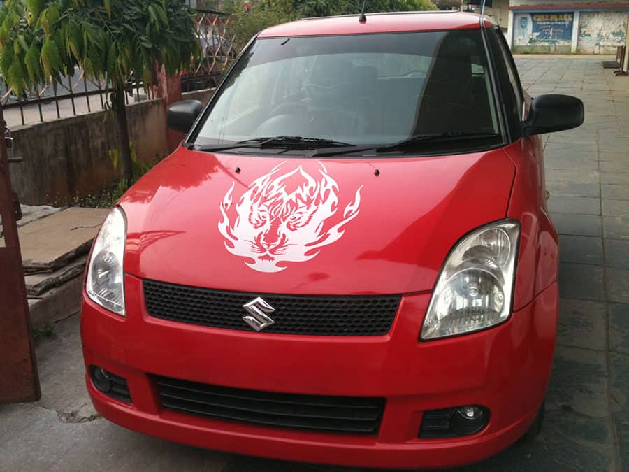 Eye of the Tiger Car Decal