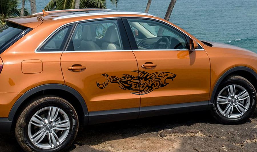 Shark Attack Car Graphics