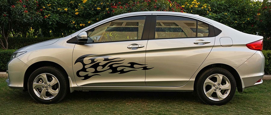 Wings of Flame Car Graphics