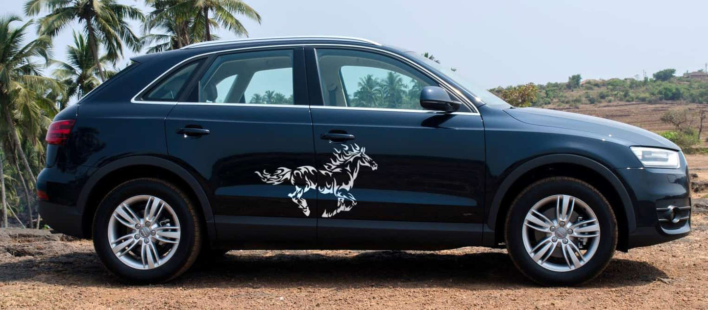 Warrior Horse Car Sticker