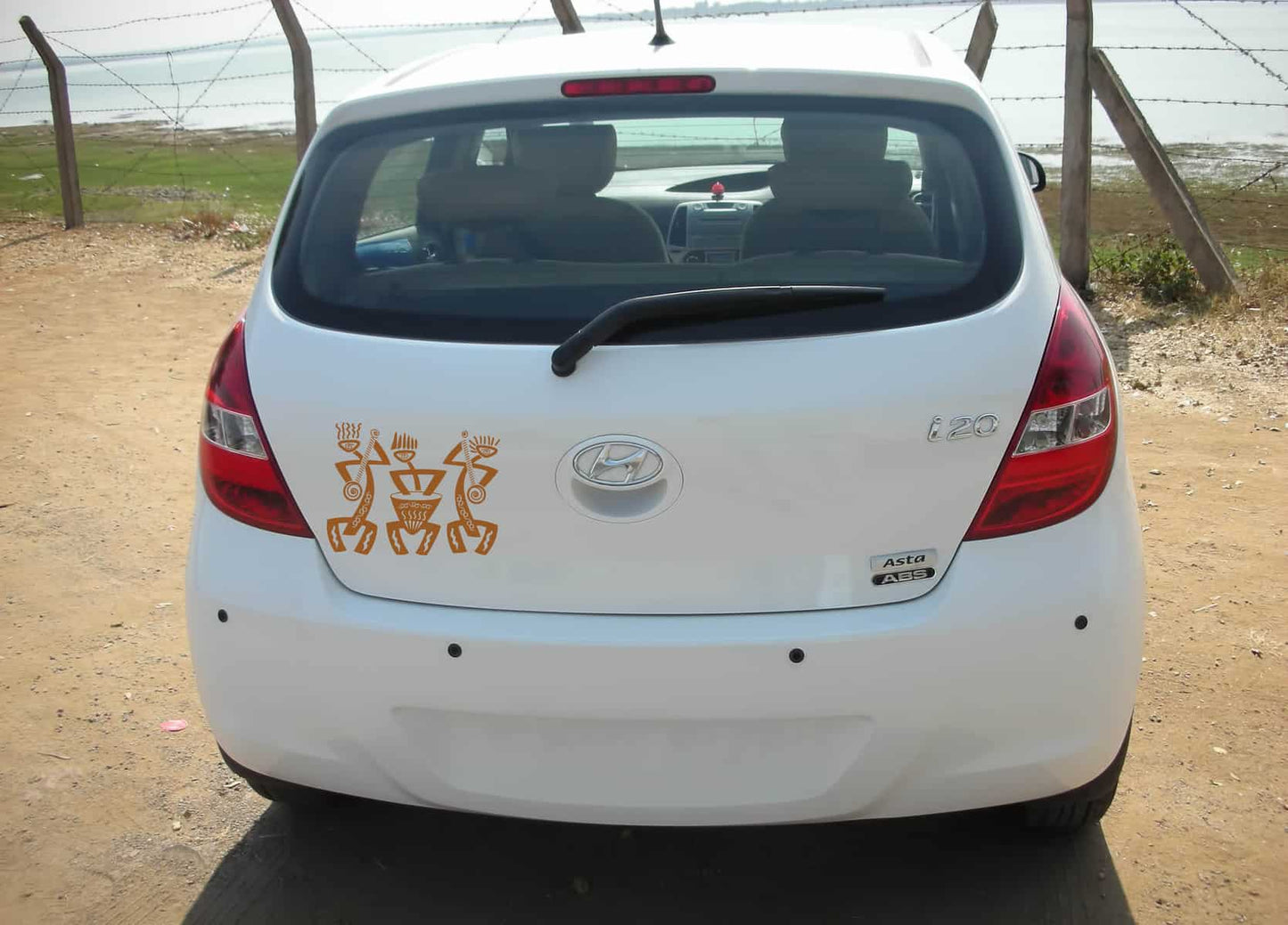 Tribal Dancers Car Sticker