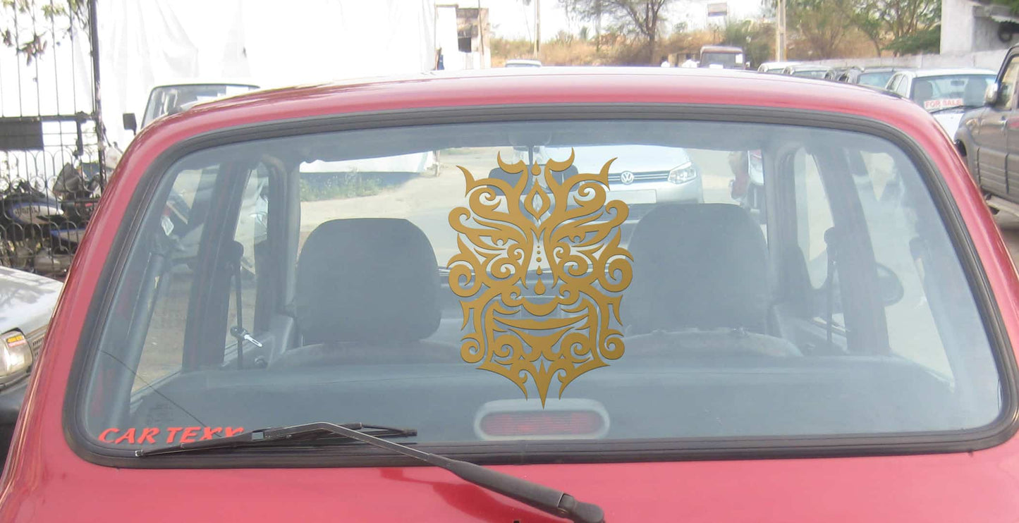 Face Off Car Decal