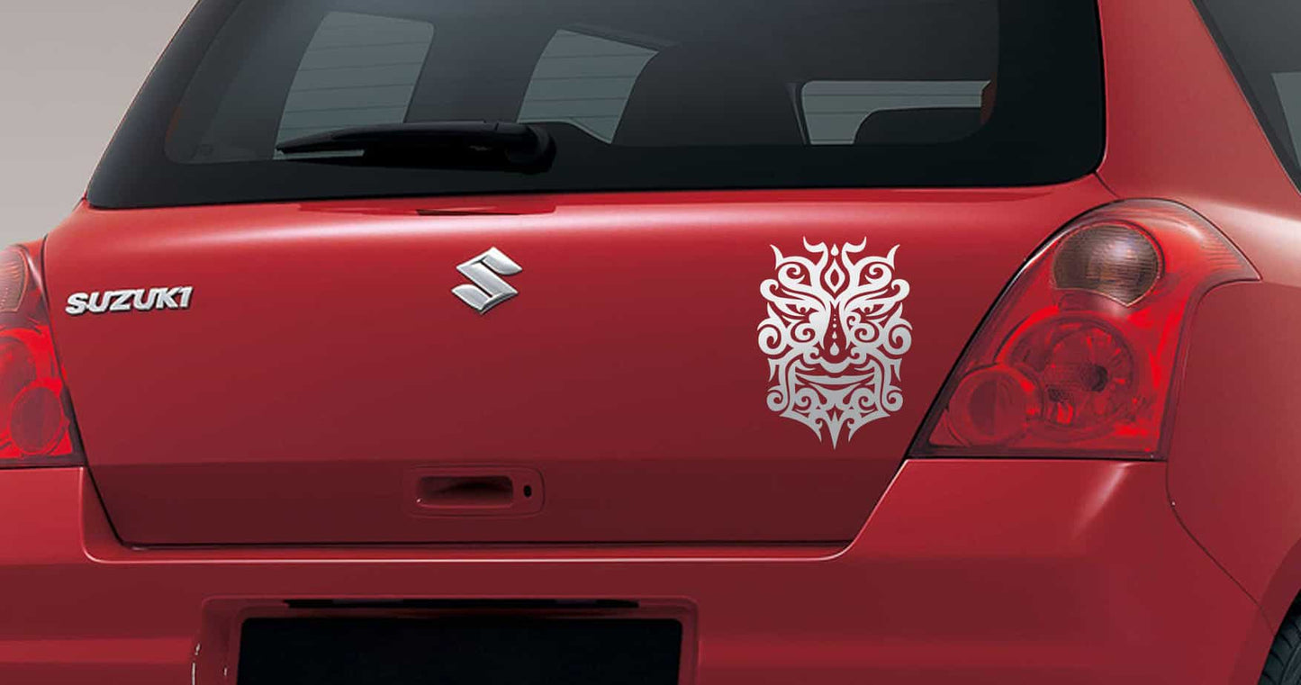 Face Off Car Decal