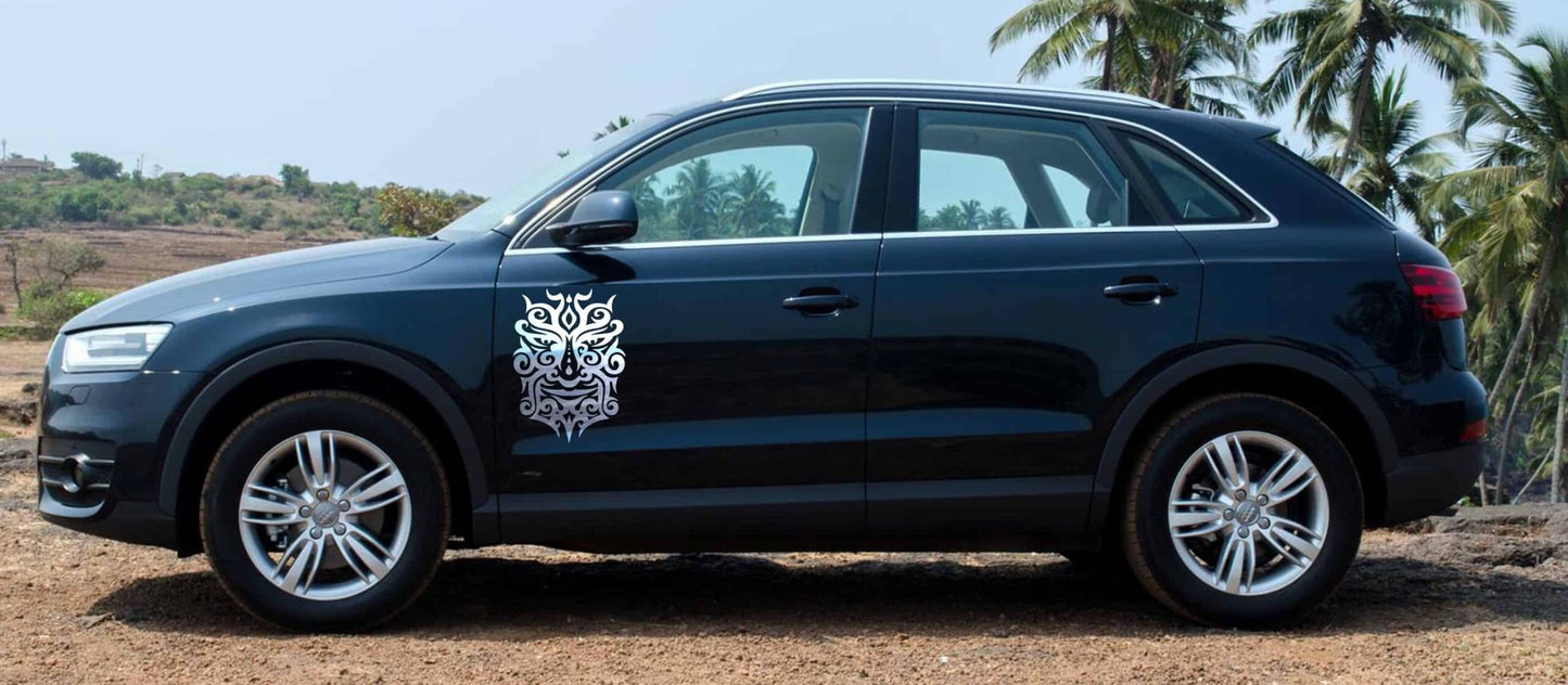 Face Off Car Decal