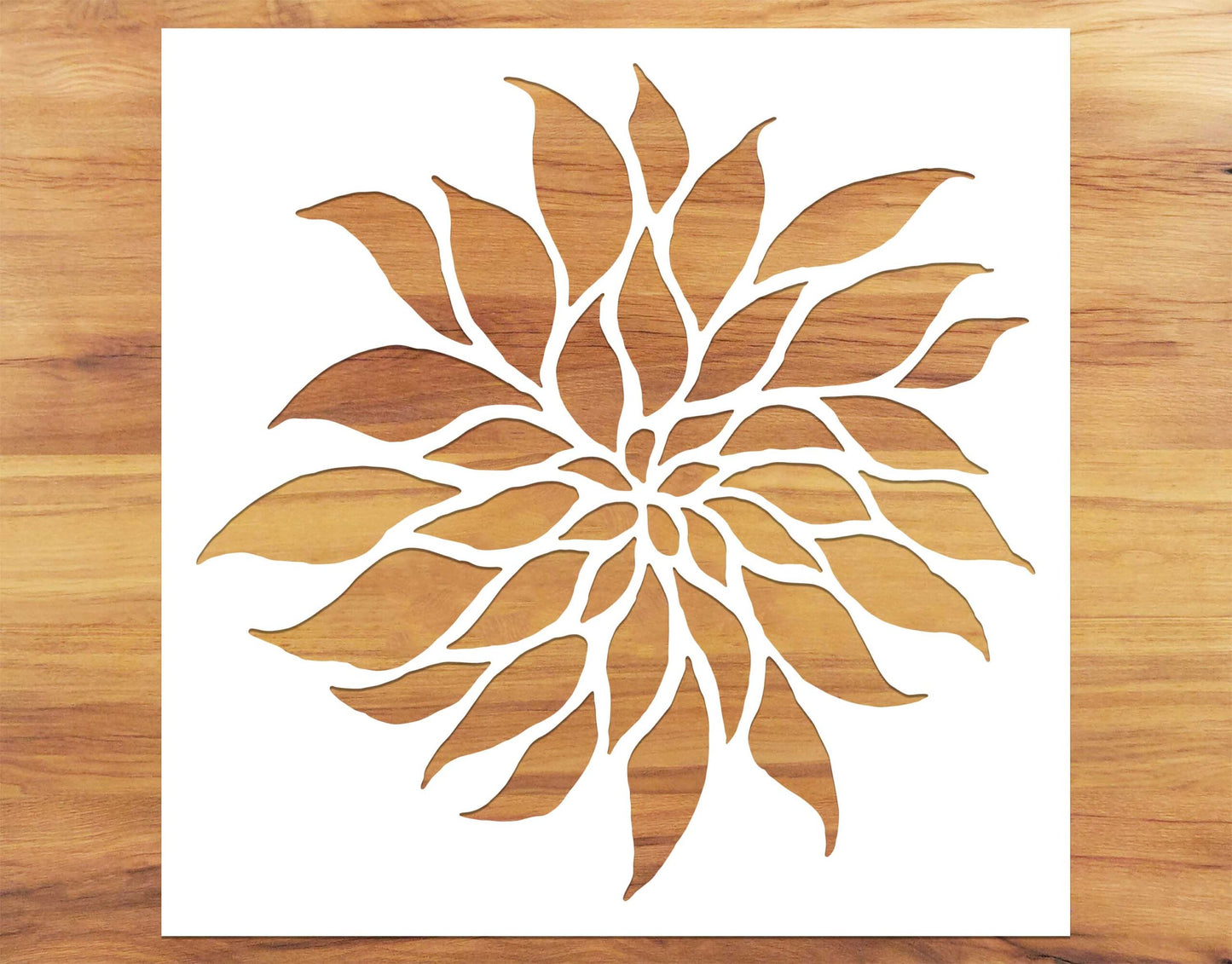 Dahlia Flower Paint Stencil