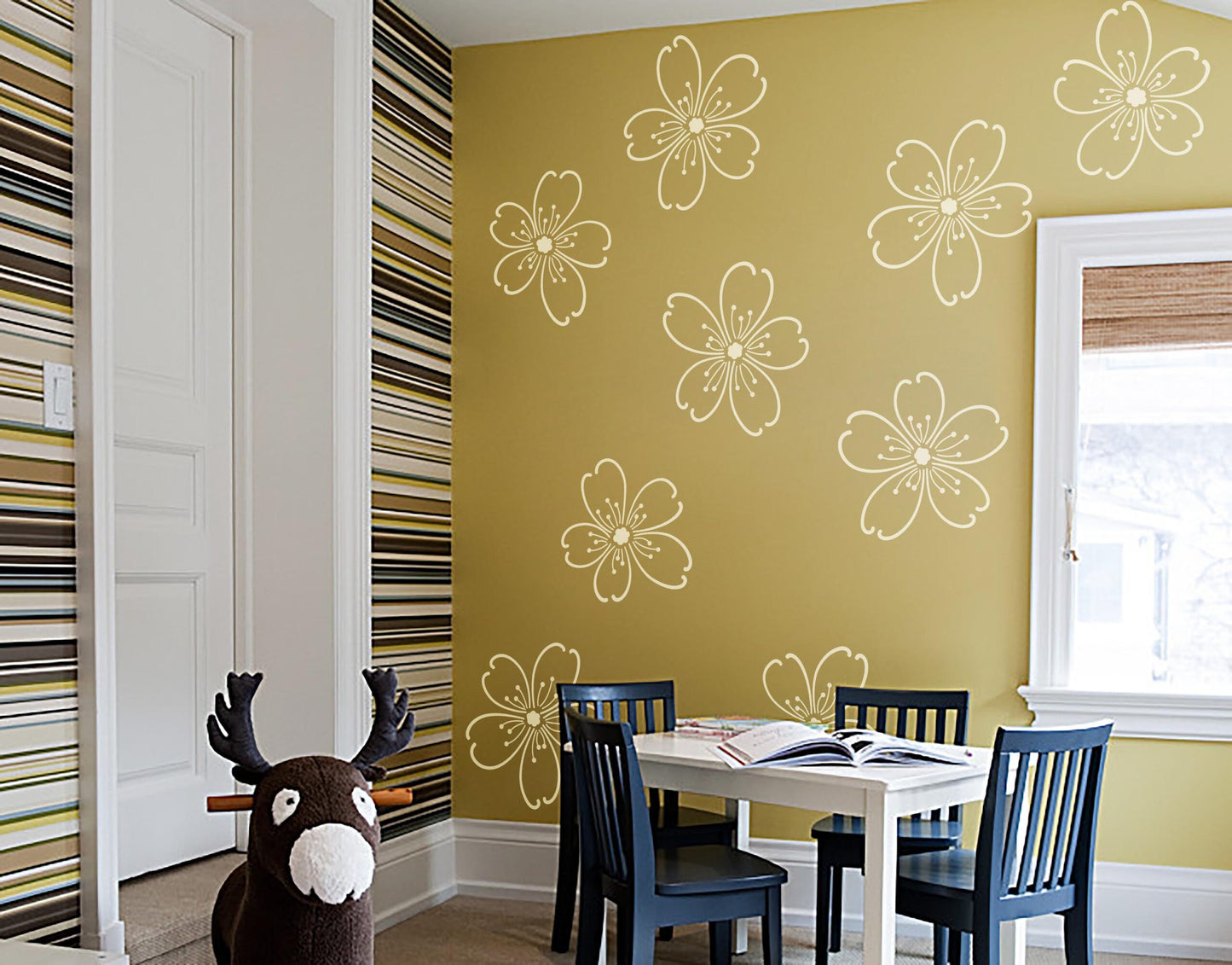 Flower Power Paint Stencil