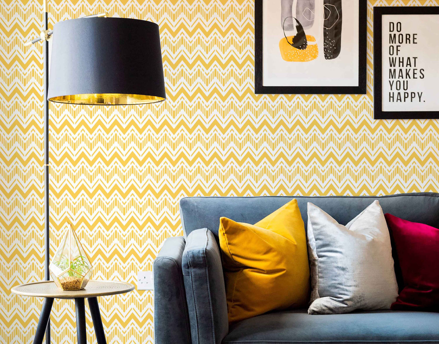 Tribal Chevron Pattern Paint Stencil