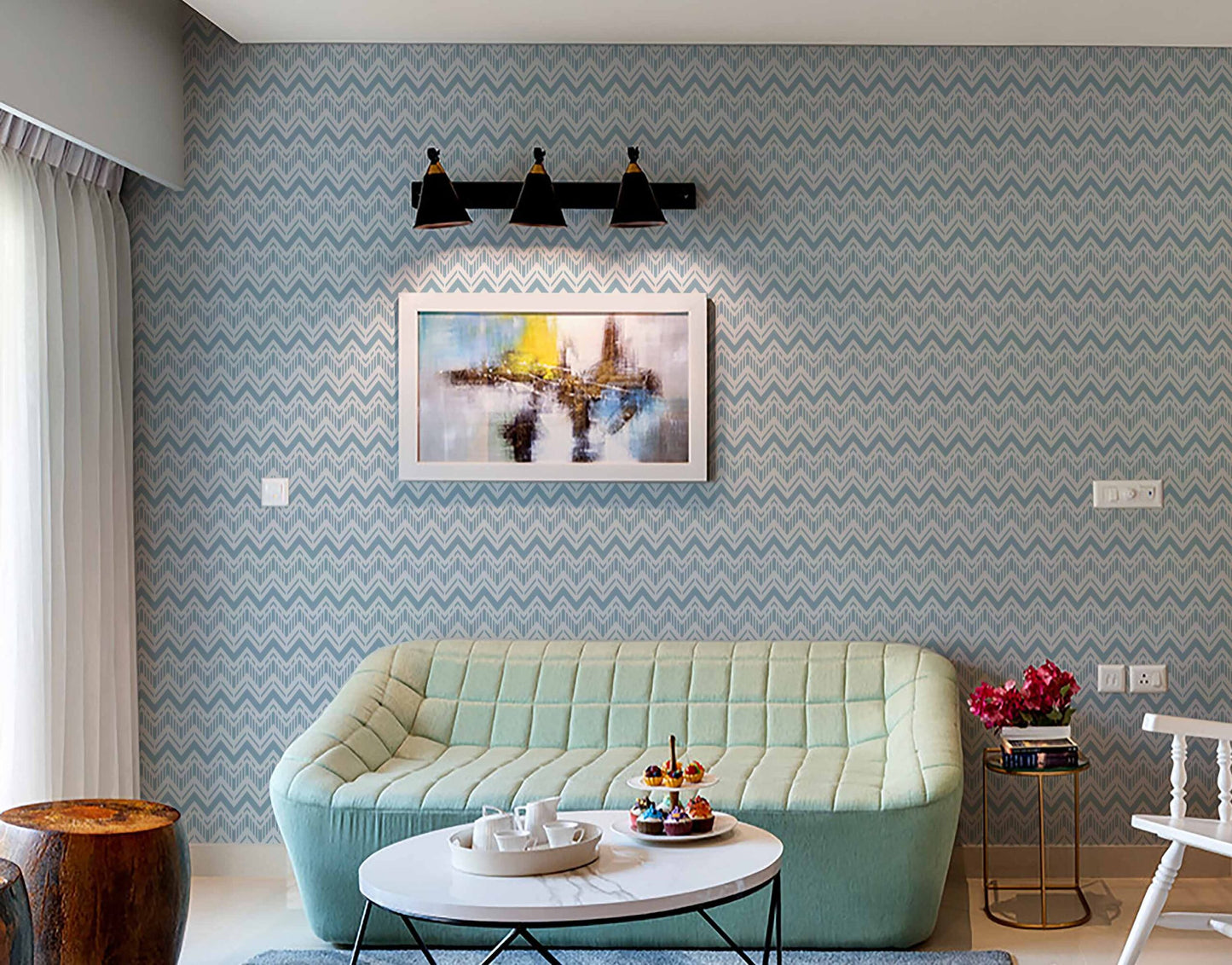 Tribal Chevron Pattern Paint Stencil