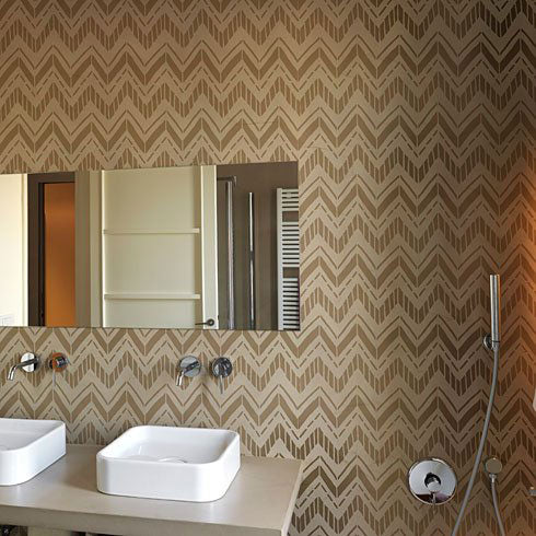 Tribal Chevron Pattern Paint Stencil