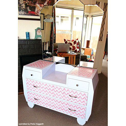 Tribal Chevron Pattern Paint Stencil