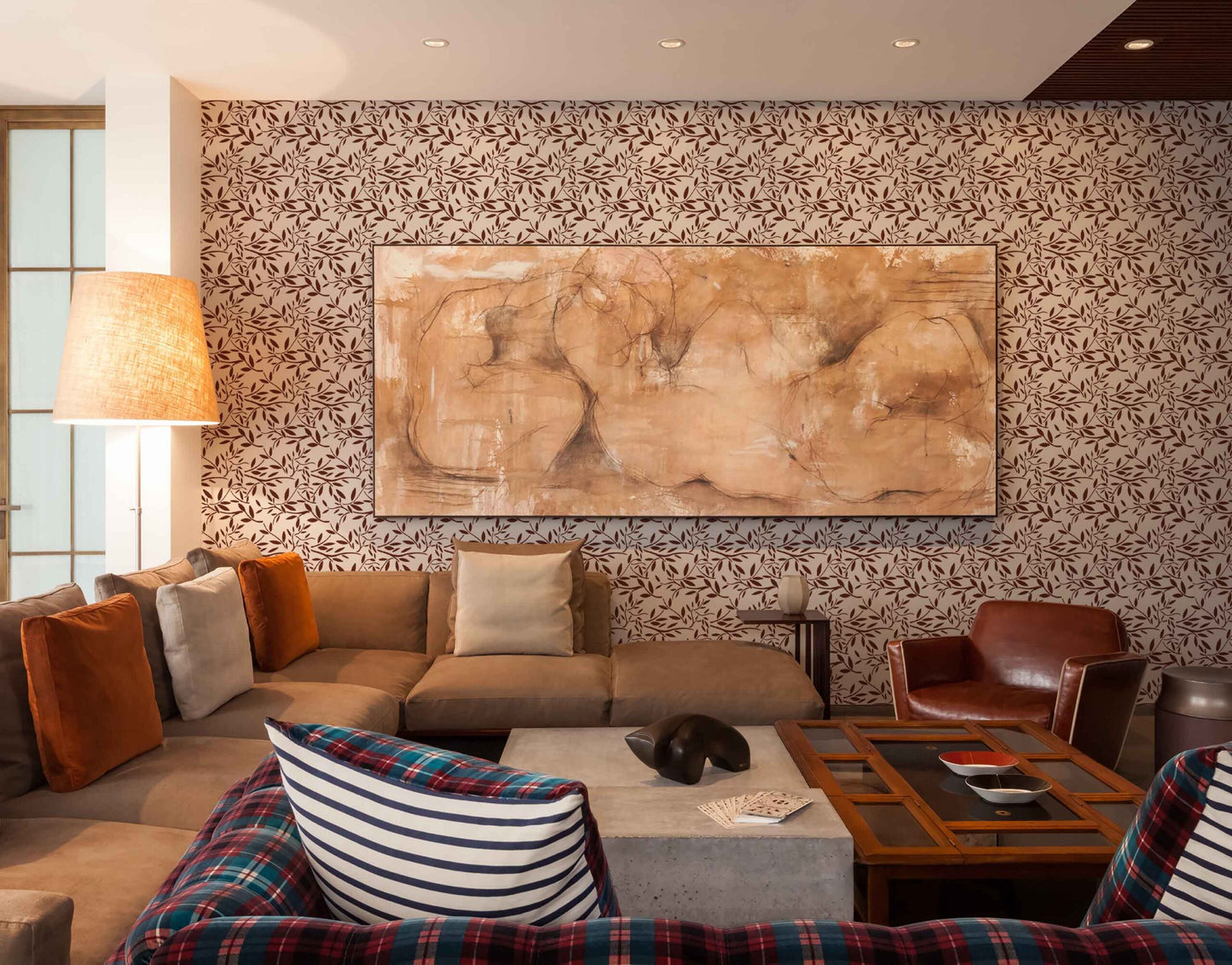 Vines Stencil Pattern Paint Stencil