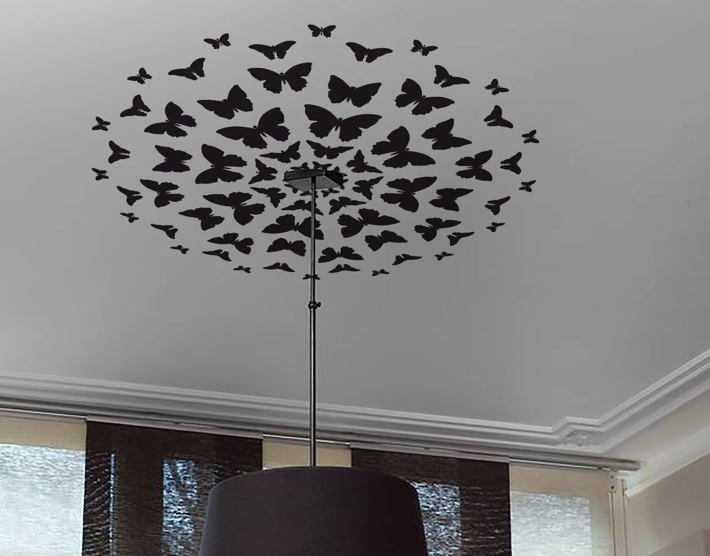 Butterfly Burst Paint Stencil