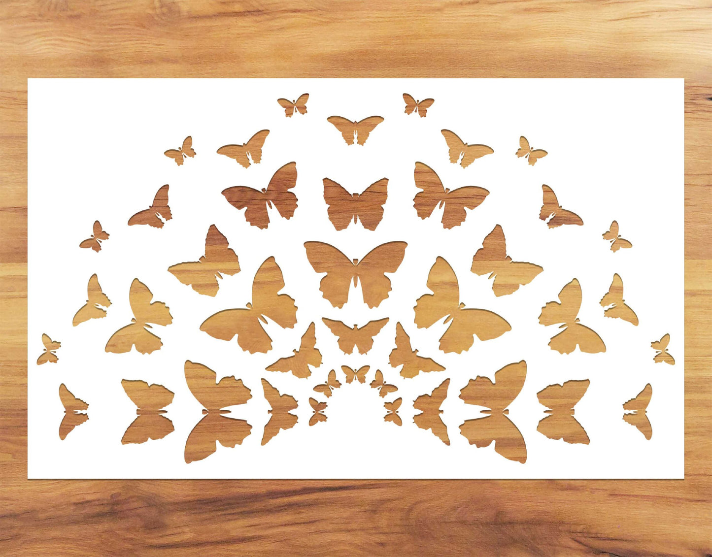 Butterfly Burst Paint Stencil