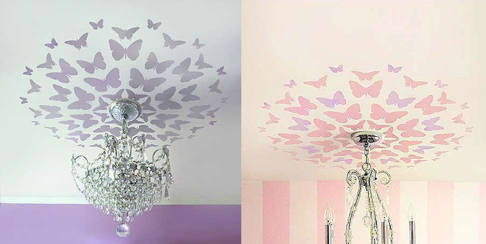 Butterfly Burst Paint Stencil