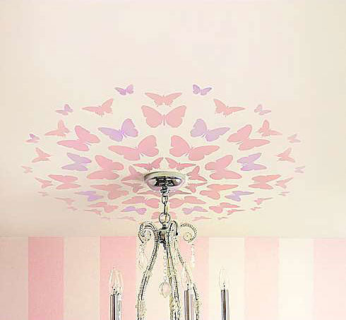 Butterfly Burst Paint Stencil