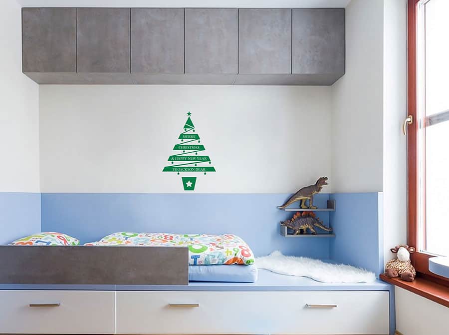 Season's Greetings Family Message Tree Wall Sticker