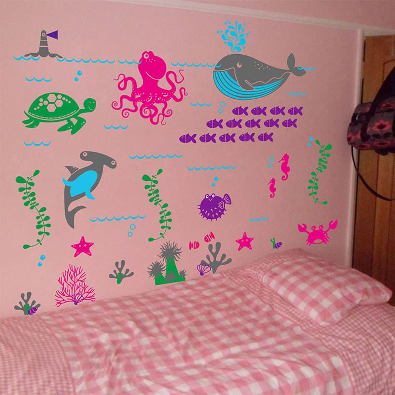 Underwater Colours Wall Sticker