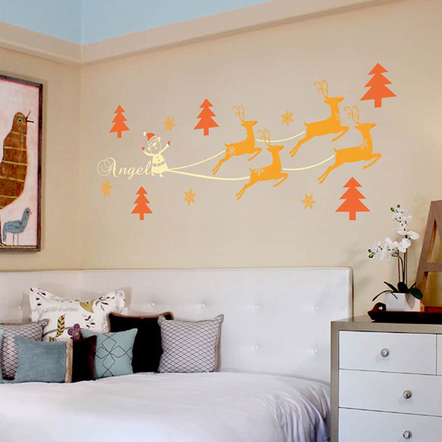 Jingle Bells Ride Wall Sticker