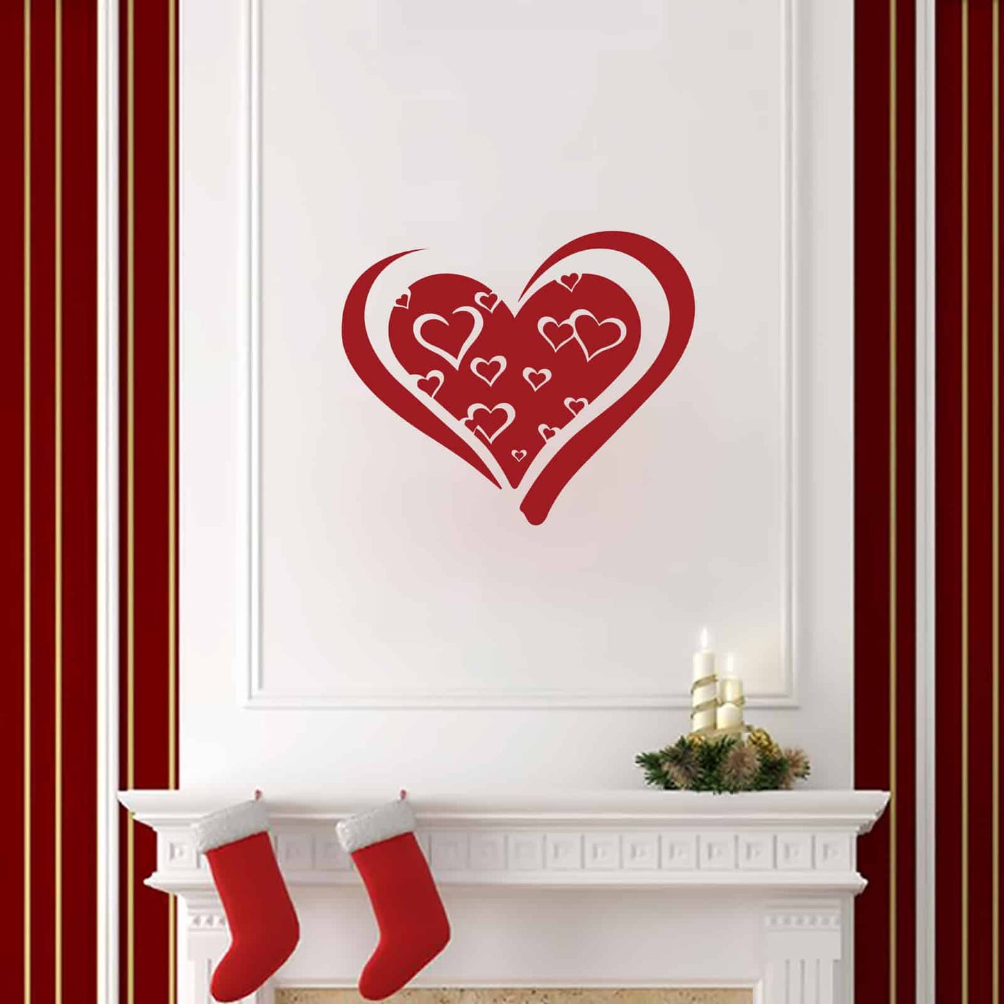 Boom Boom Heart Wall Sticker