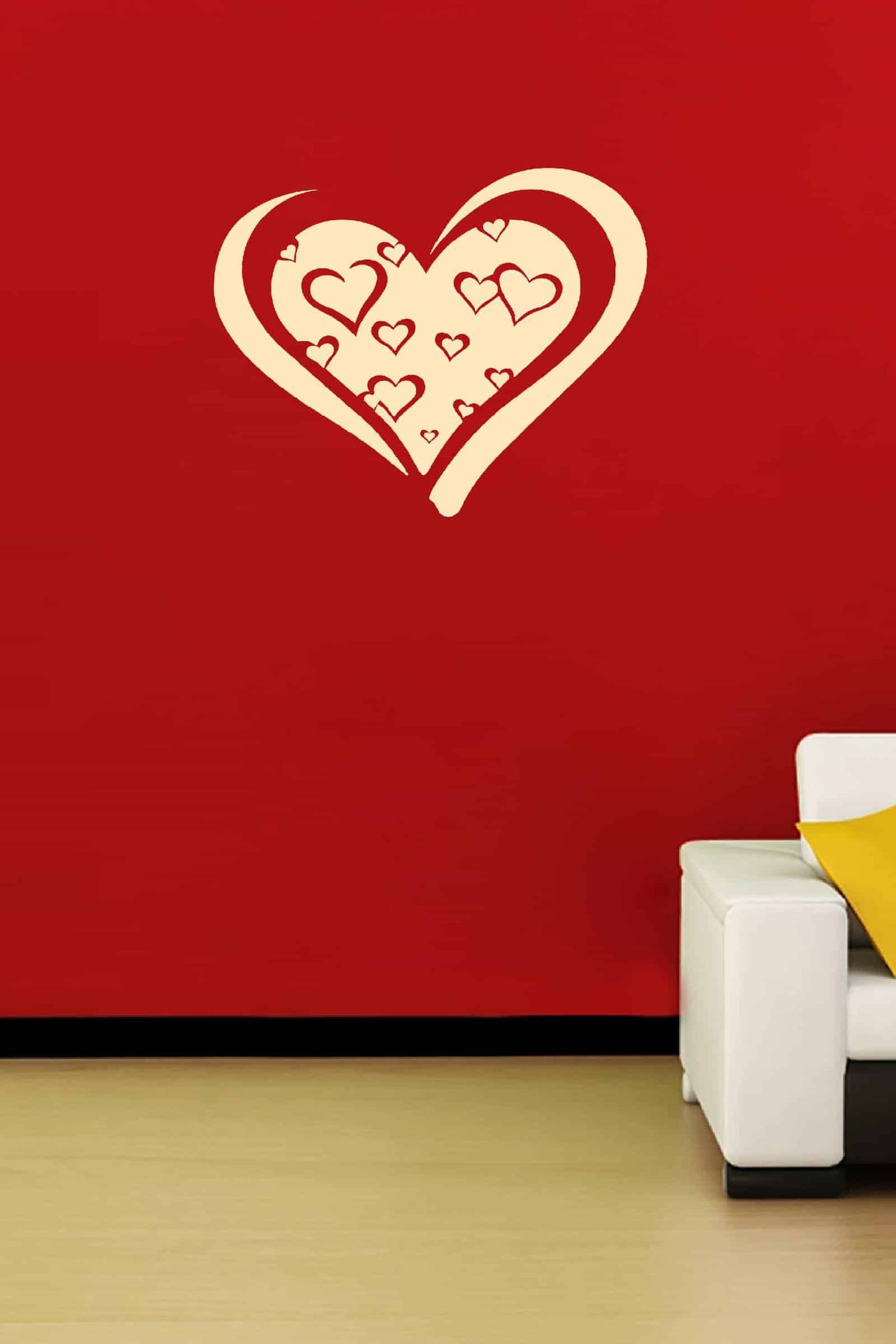 Boom Boom Heart Wall Sticker