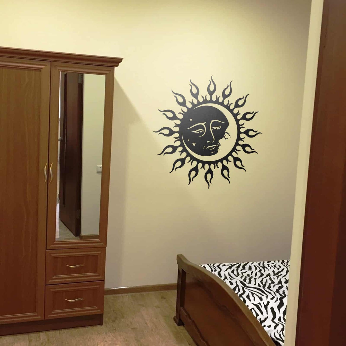 Sun and Moon Wall Sticker